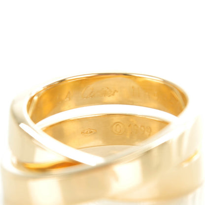 Cartier 18K Yellow Gold 9mm Paris Nouvelle Vague Ring 54 6.75 3 of 4