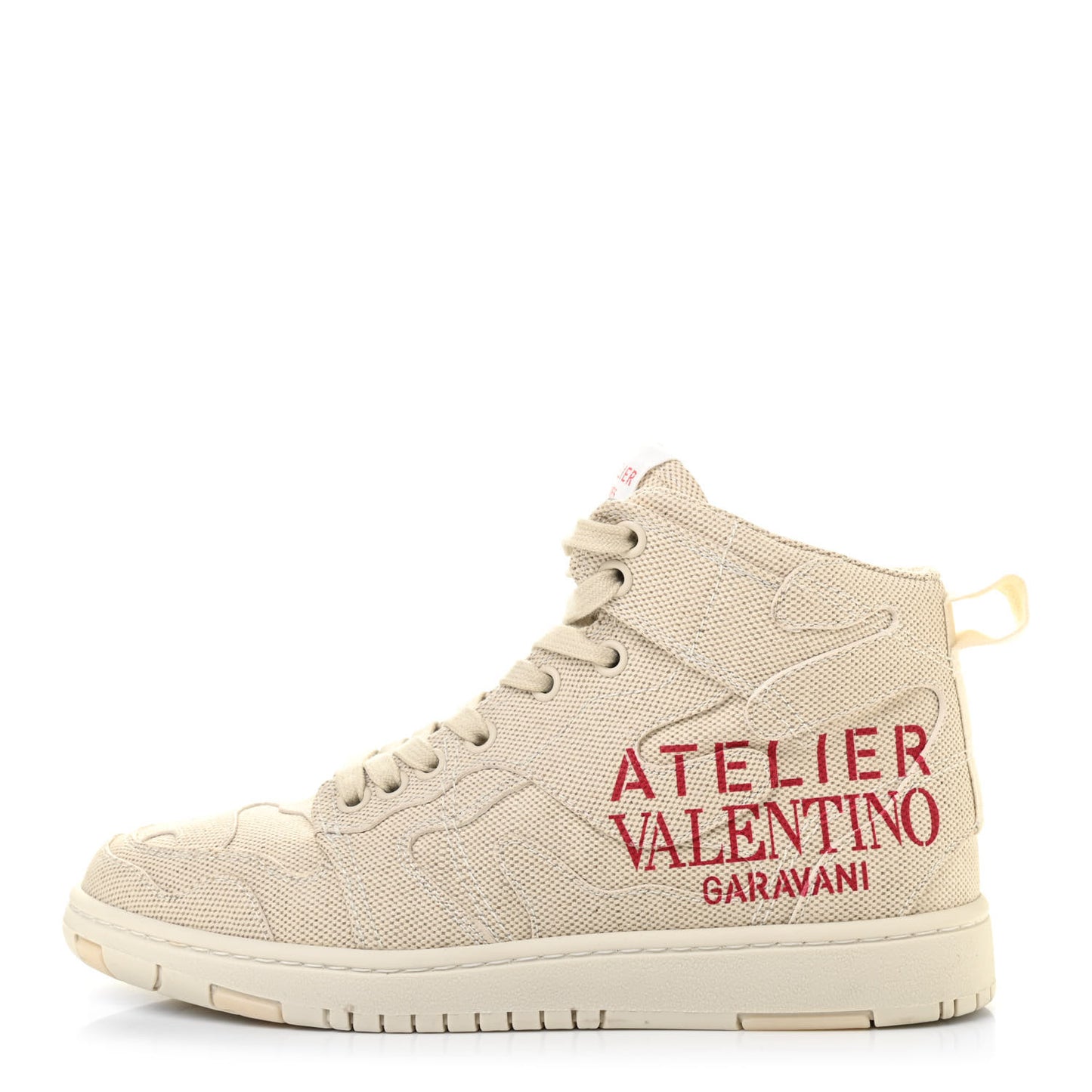 Canvas Atelier 07 Camouflage Edition Womens High Top Sneakers 35 Natural