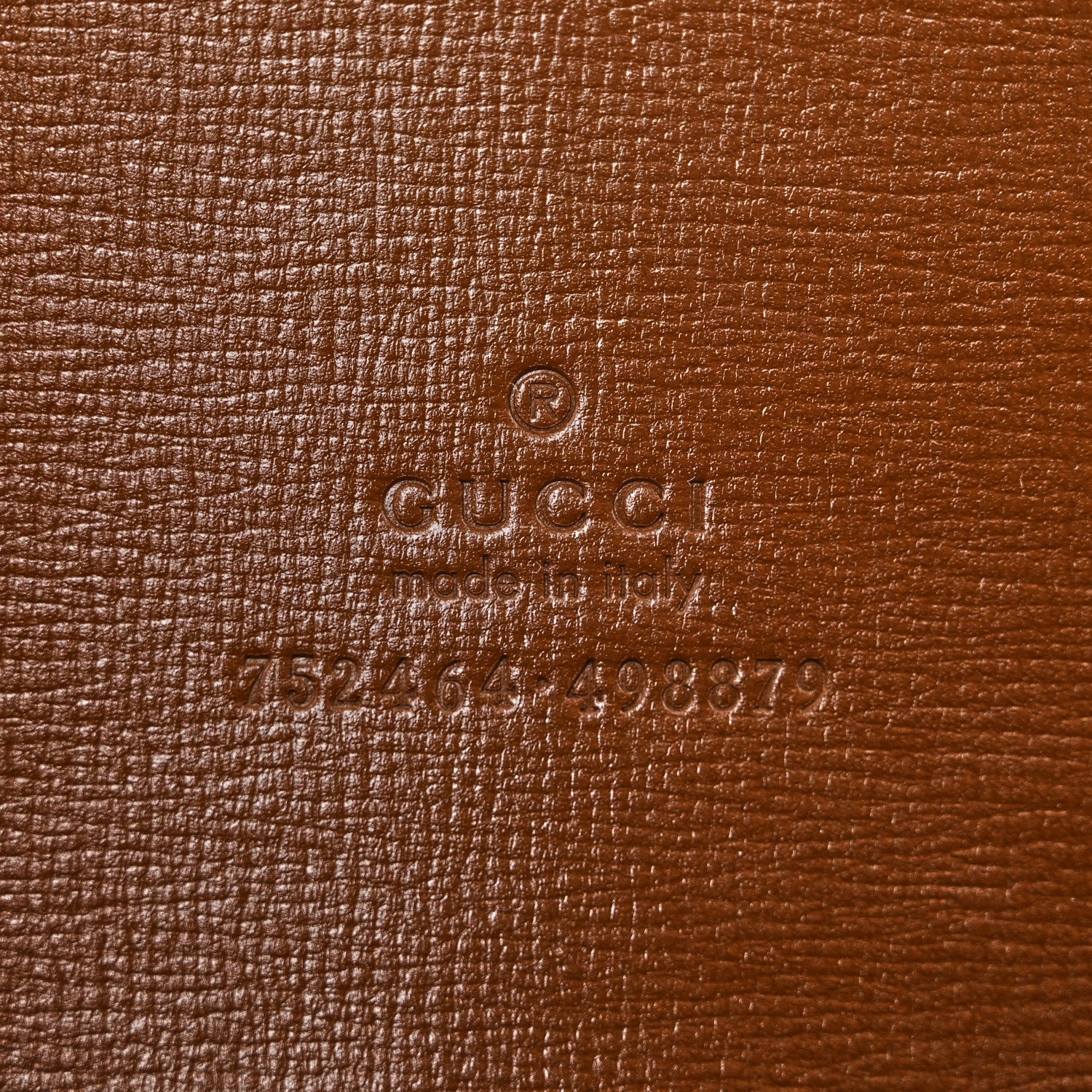 Gucci GG Supreme Monogram Calfskin Watch Travel Case Beige Ebony Brown Sugar 8 of 12