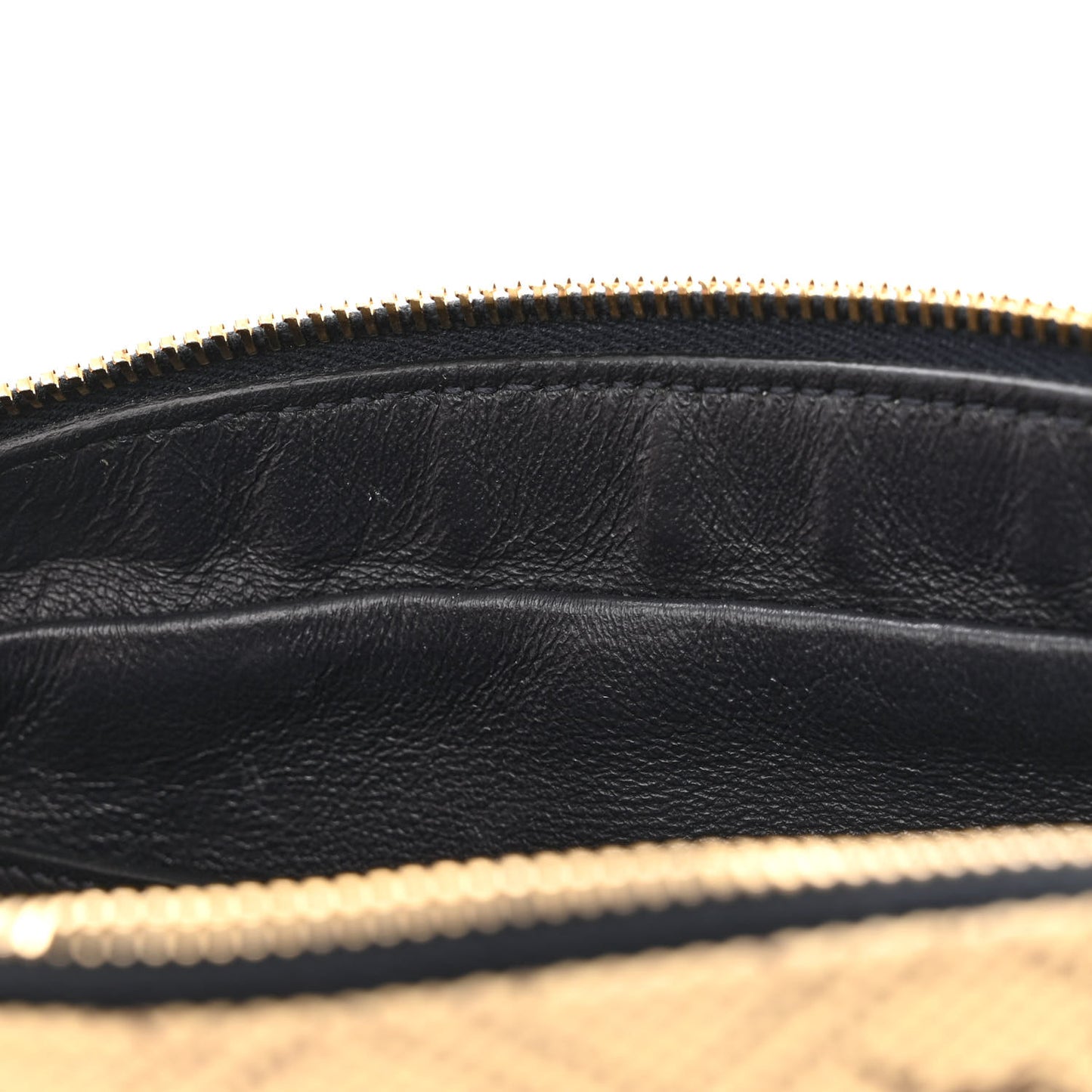 Canvas Monogram All Over Camera Bag Beige