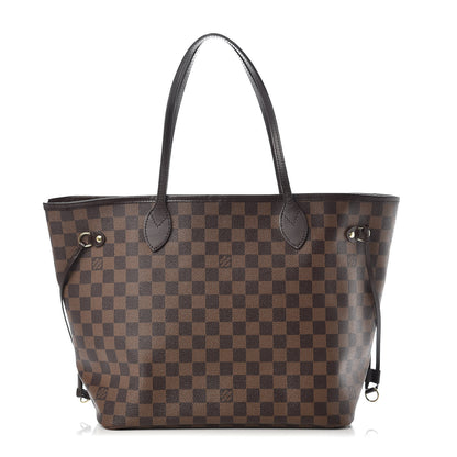 Louis Vuitton Damier Ebene Neo Neverfull MM Rose Ballerine 1 of 14