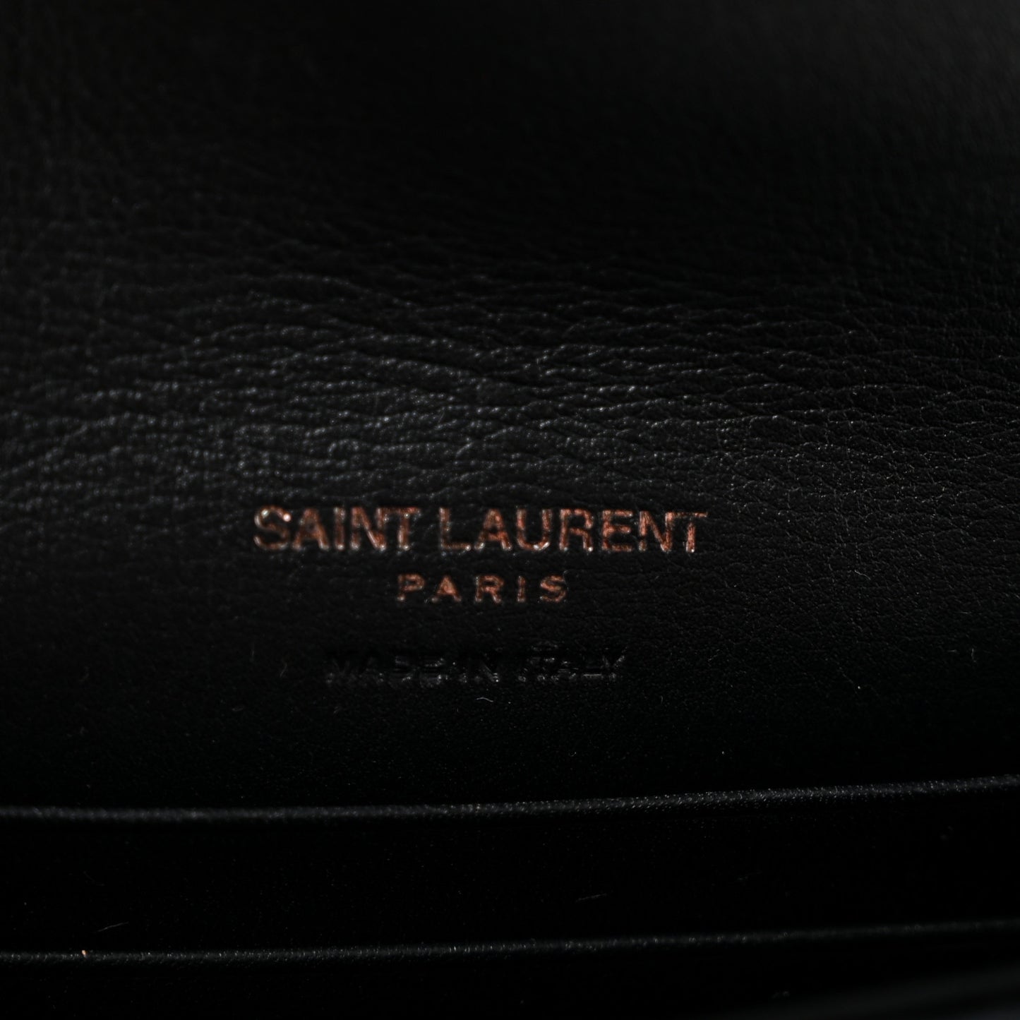 Calfskin Nylon Matelasse Chevron Small Monogram Envelope Wallet Black