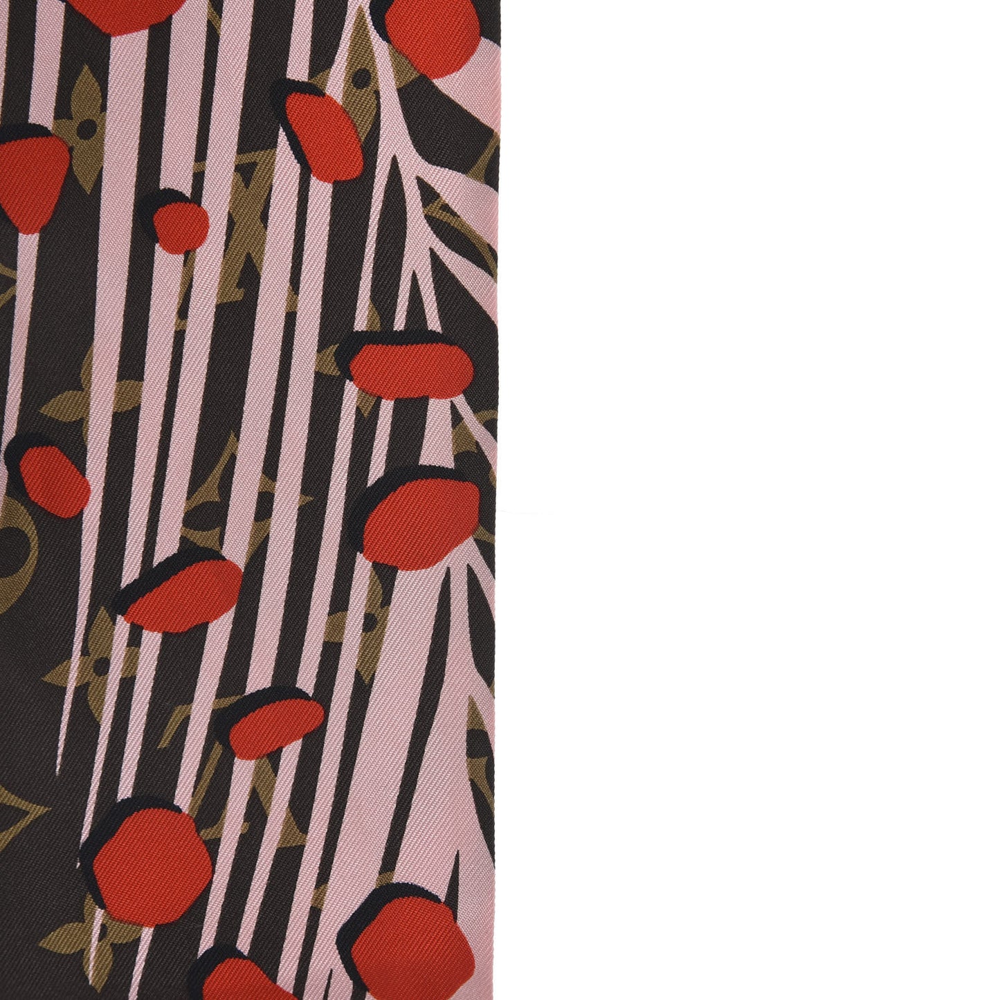 Silk Monogram Jungle Dots Bandeau Sugar Pink Poppy