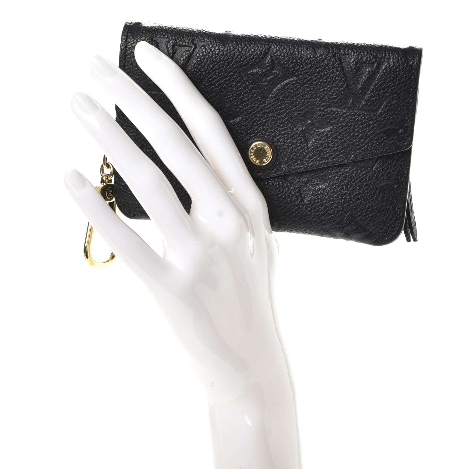 Louis Vuitton Empreinte Key Pouch Black 2 of 8