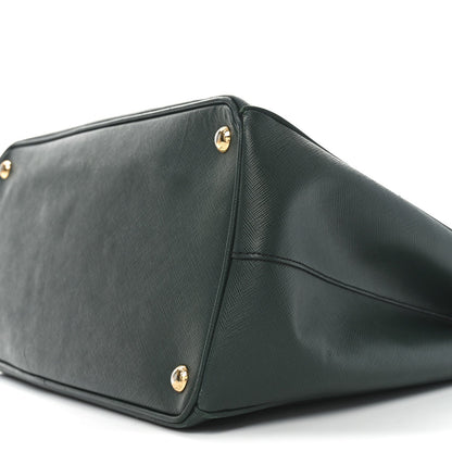 Prada Saffiano Lux Large Galleria Double Zip Tote Ottanio 8 of 8