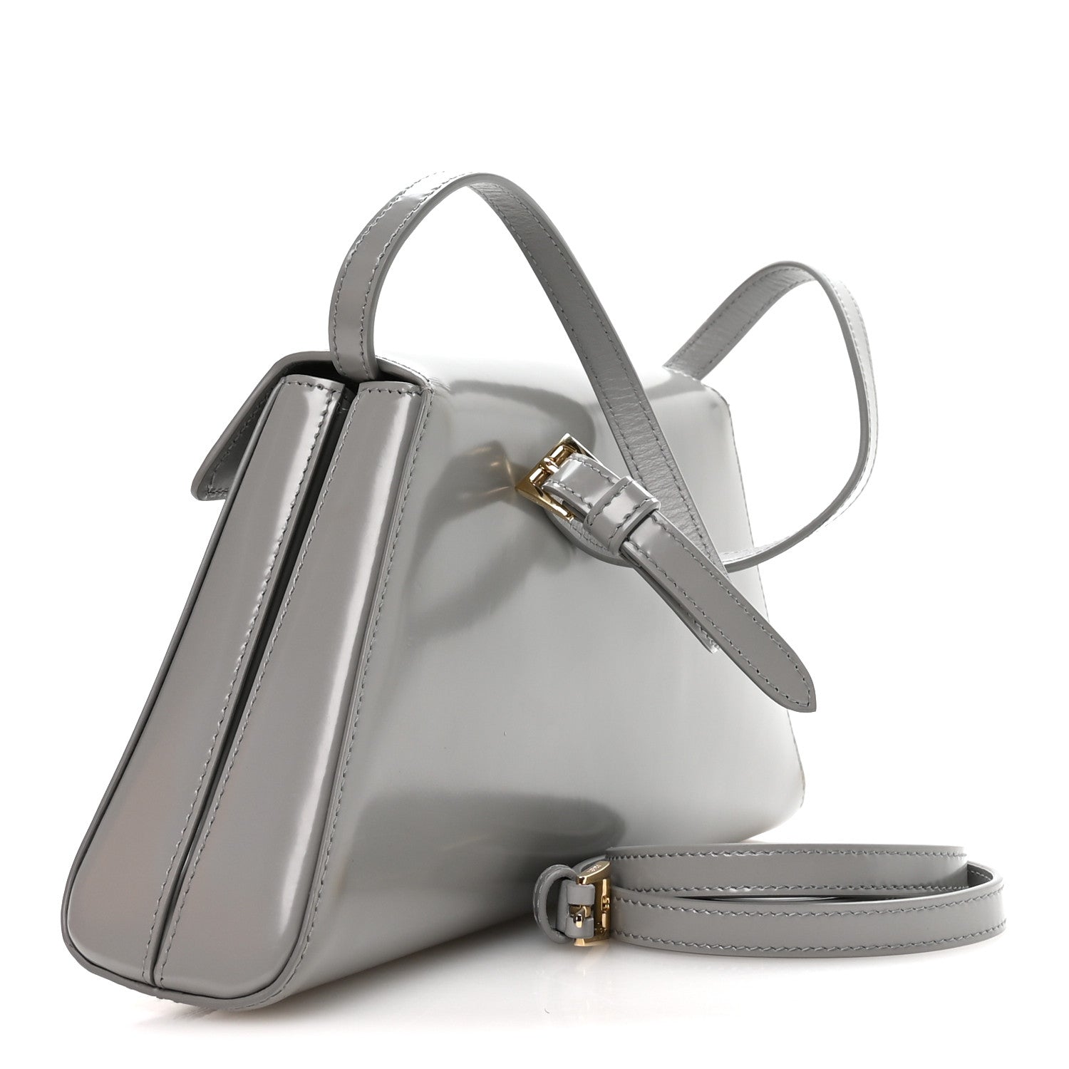 Prada Spazzolato Flap Shoulder Bag Nube 1866888 – FASHIONPHILE
