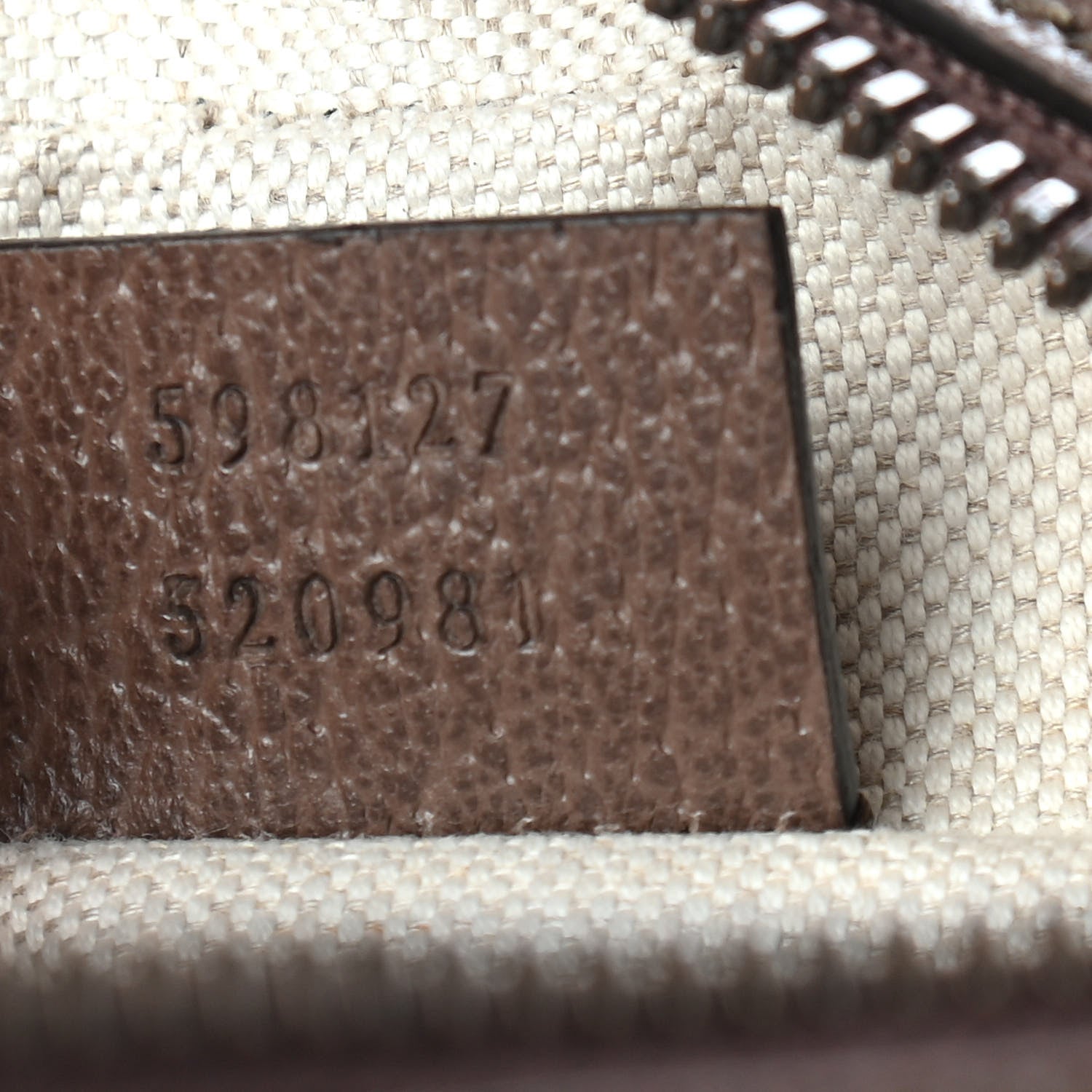 Gucci GG Supreme Monogram Web Mini Ophidia Messenger Brown 7 of 9