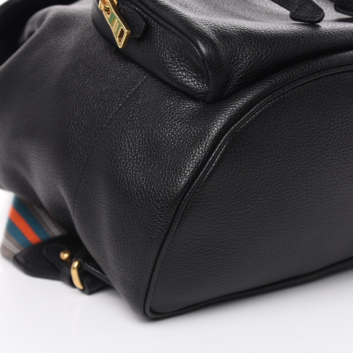 Vitello Daino Cinch Backpack Black