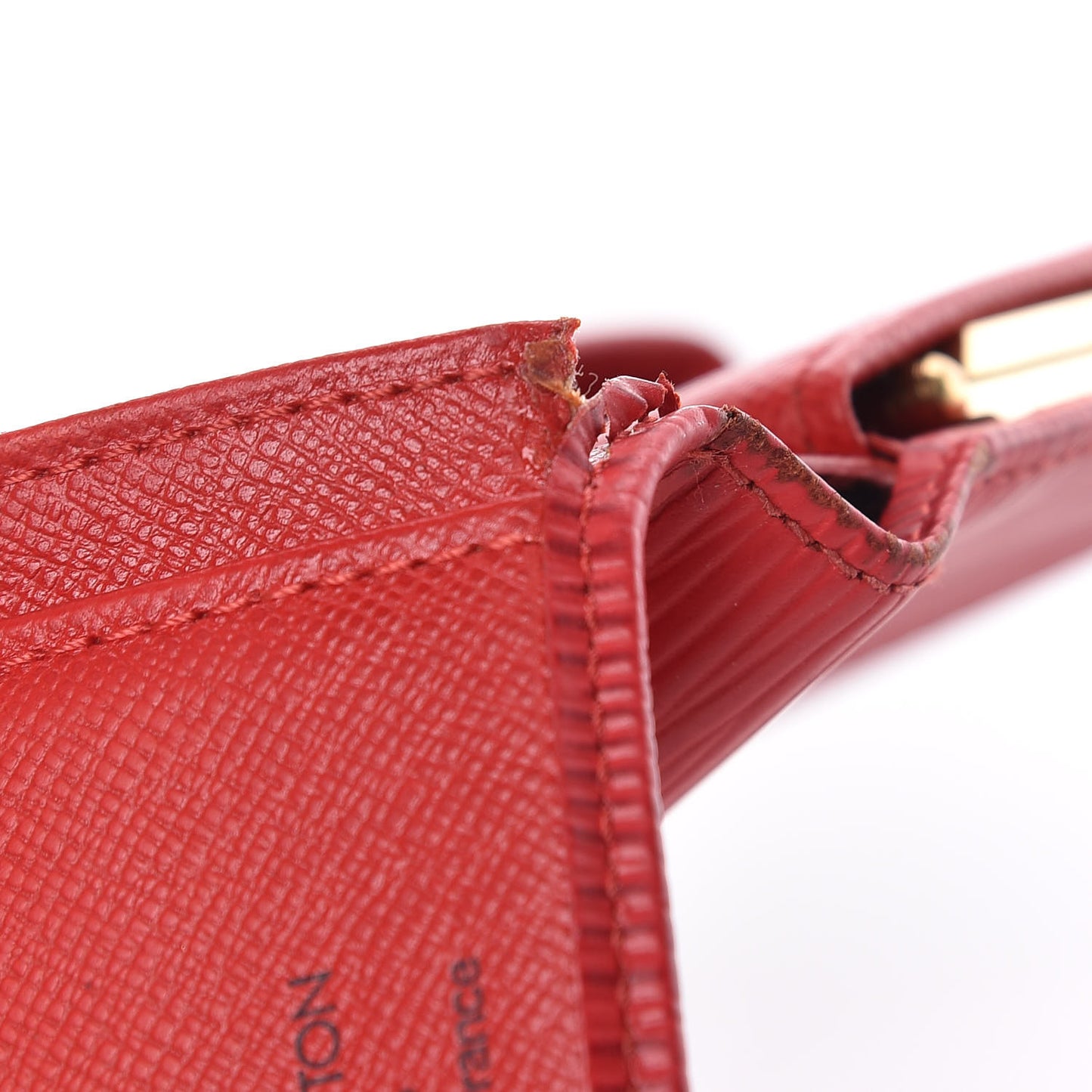 Epi French Purse Wallet Castillan Red
