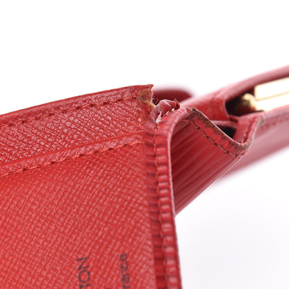 Louis Vuitton Epi French Purse Wallet Castillan Red 11 of 12