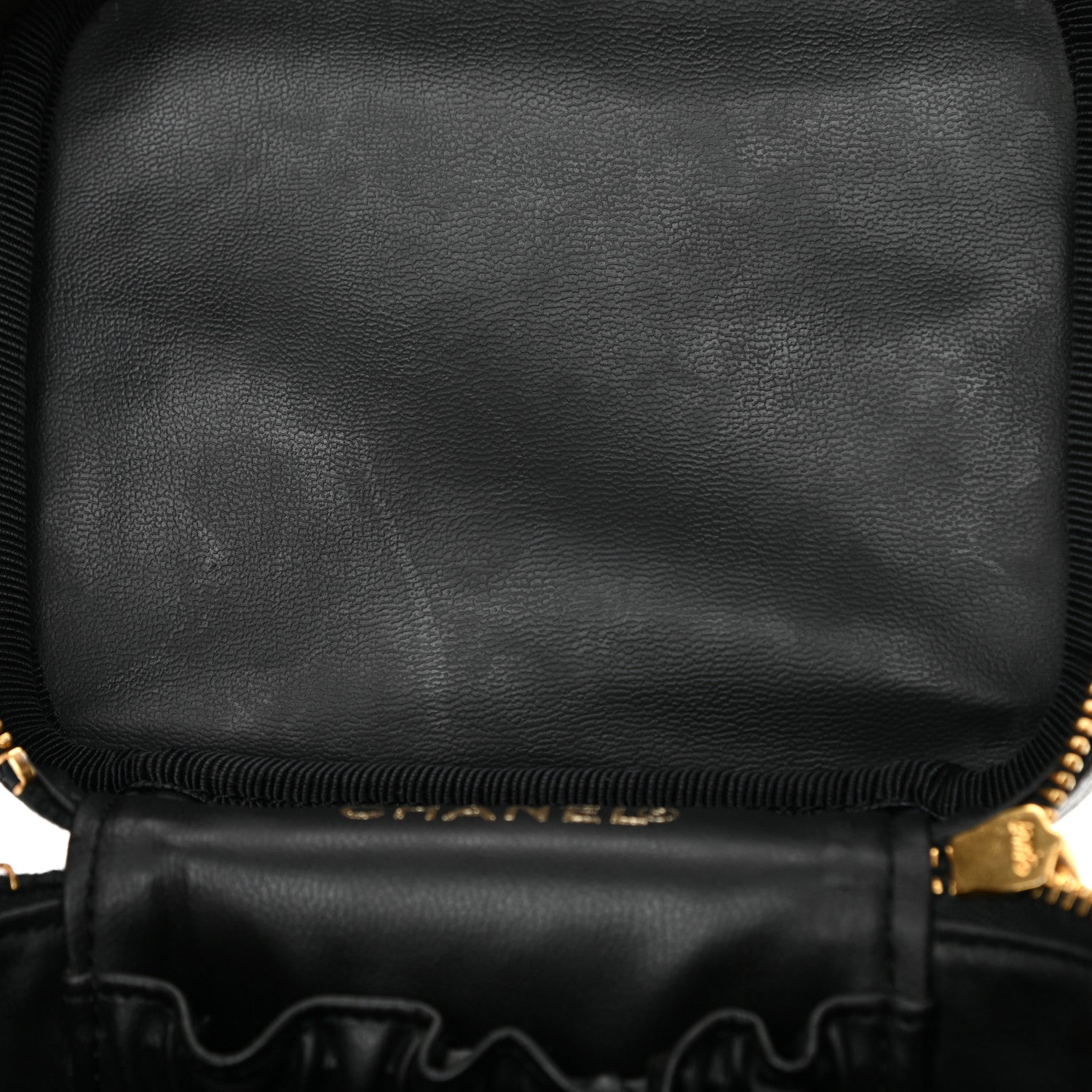 Chanel Caviar Vanity Cosmetic Case Black 10 of 11