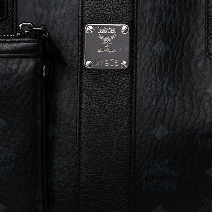 MCM Visetos Medium Liz Reversible Shopper Tote Black 12 of 14