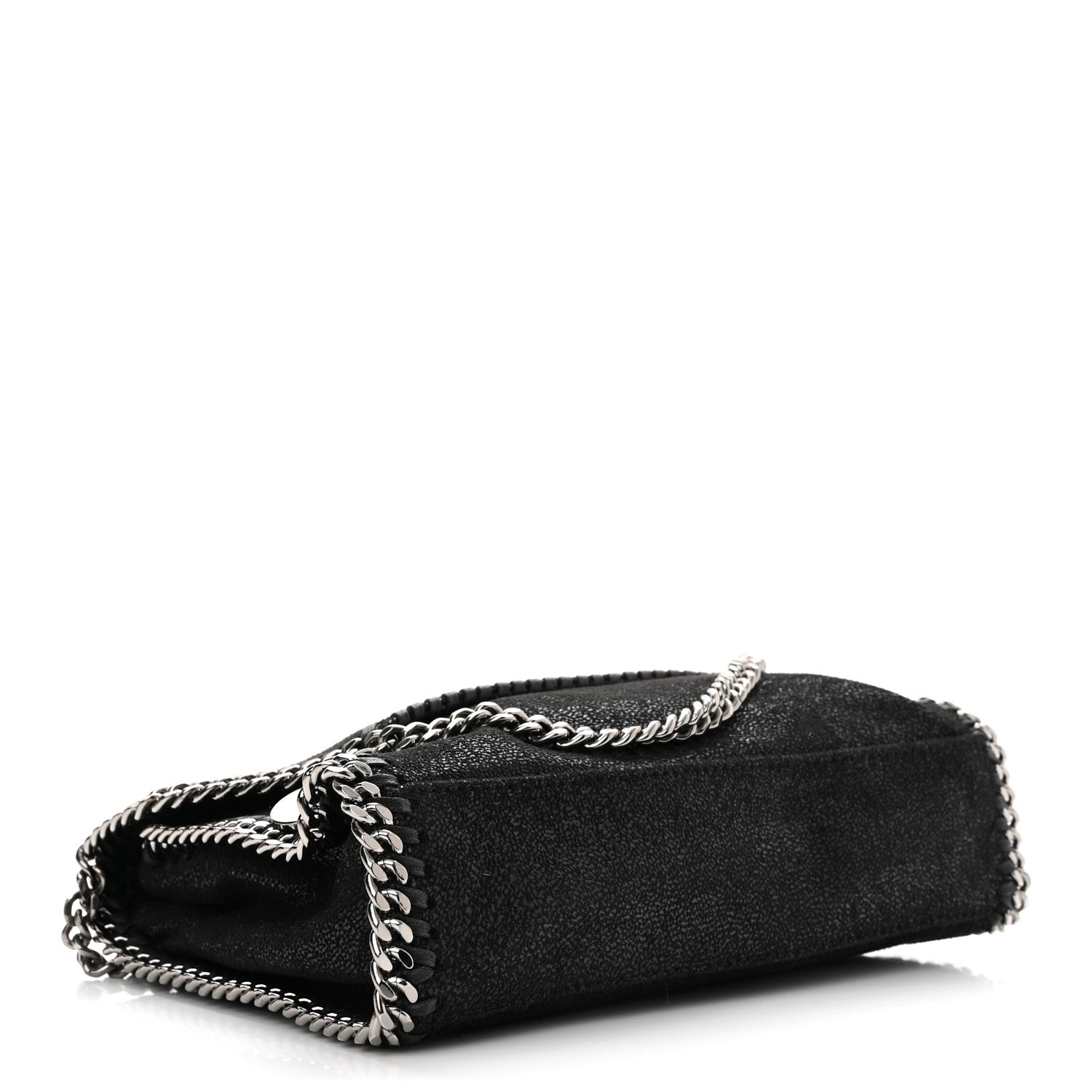Stella McCartney Shaggy Deer Mini Falabella Shoulder Bag Black 4 of 10