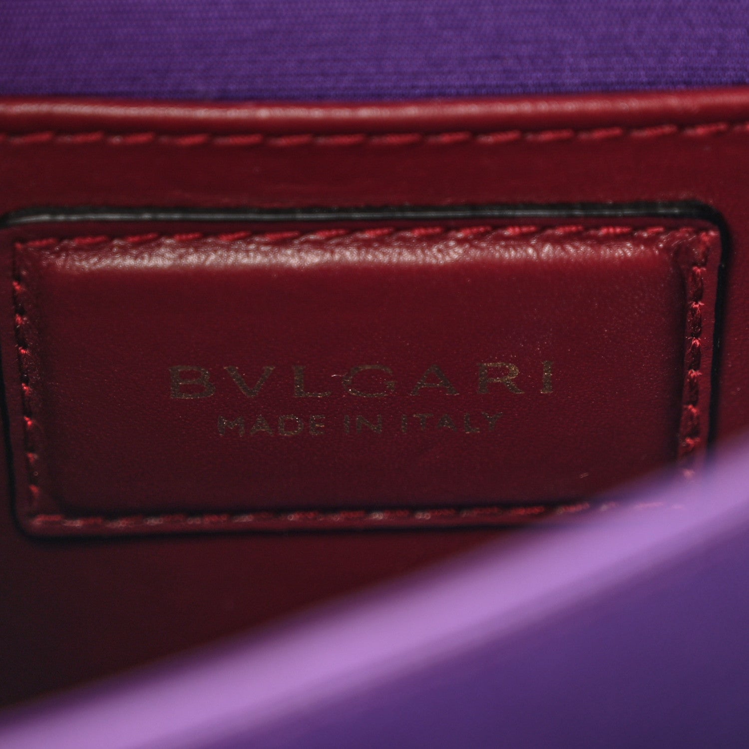 Bulgari Calfskin Serpenti Forever Top Handle Burgundy 8 of 14
