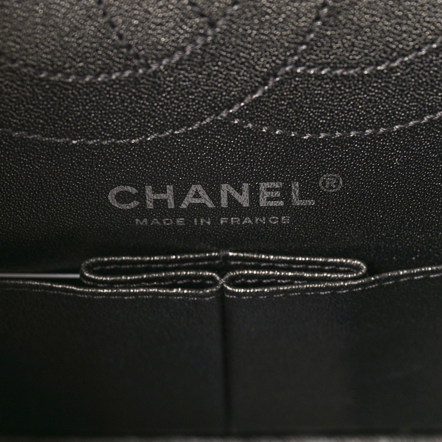 Metallic Sheepskin Quilted 2.55 Reissue 225 Flap Black