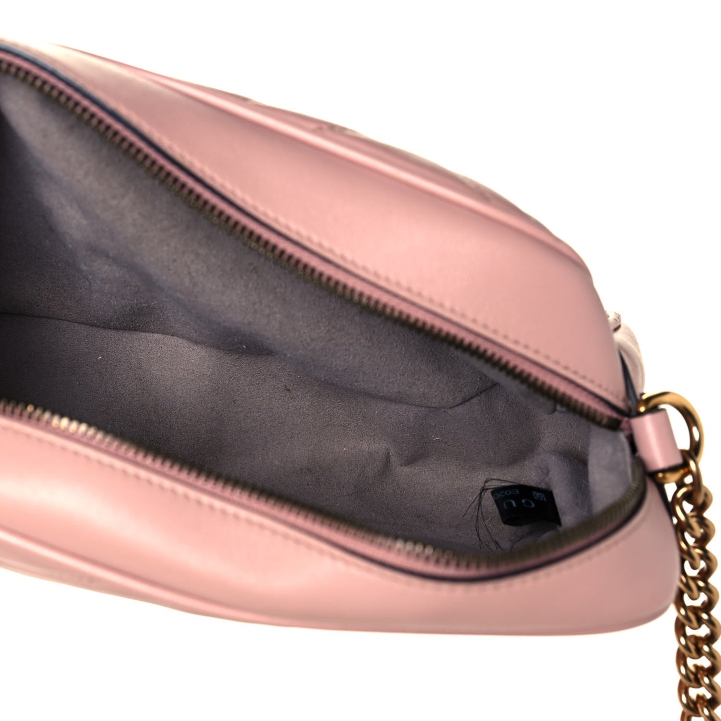 Calfskin Matelasse Small GG Marmont Chain Shoulder Bag Perfect Pink
