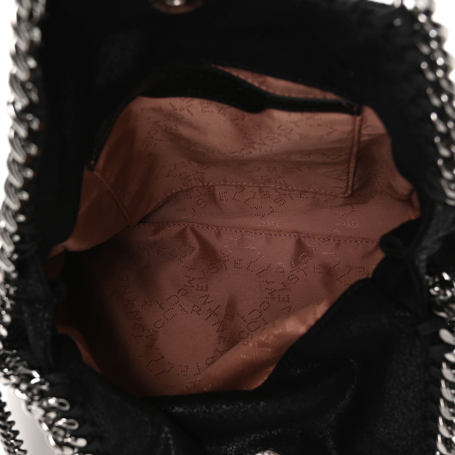 Stella McCartney Shaggy Deer Mini Falabella Tote Black 5 of 10
