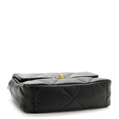 Chanel Lambskin Quilted Medium Chanel 19 Flap Black 4 of 10