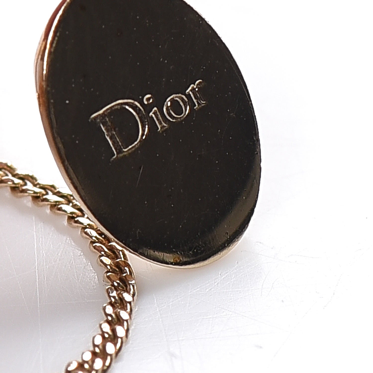 Christian Dior Pearl CD Logo Bracelet Gold 5 of 6