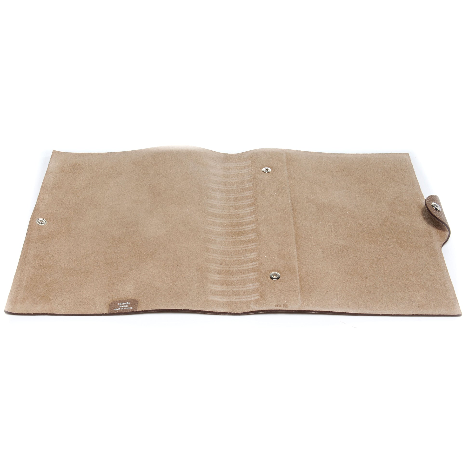 Hermes Togo Ulysse MM Notebook Cover Etoupe 6 of 8