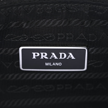 Prada Re-Nylon Saffiano Re-Edition 2000 Double Zip Crossbody Bag Black 7 of 13
