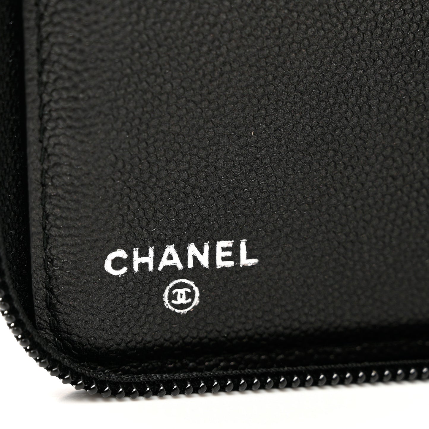 Caviar Quilted Boy Zip Around Organizer Wallet So Black