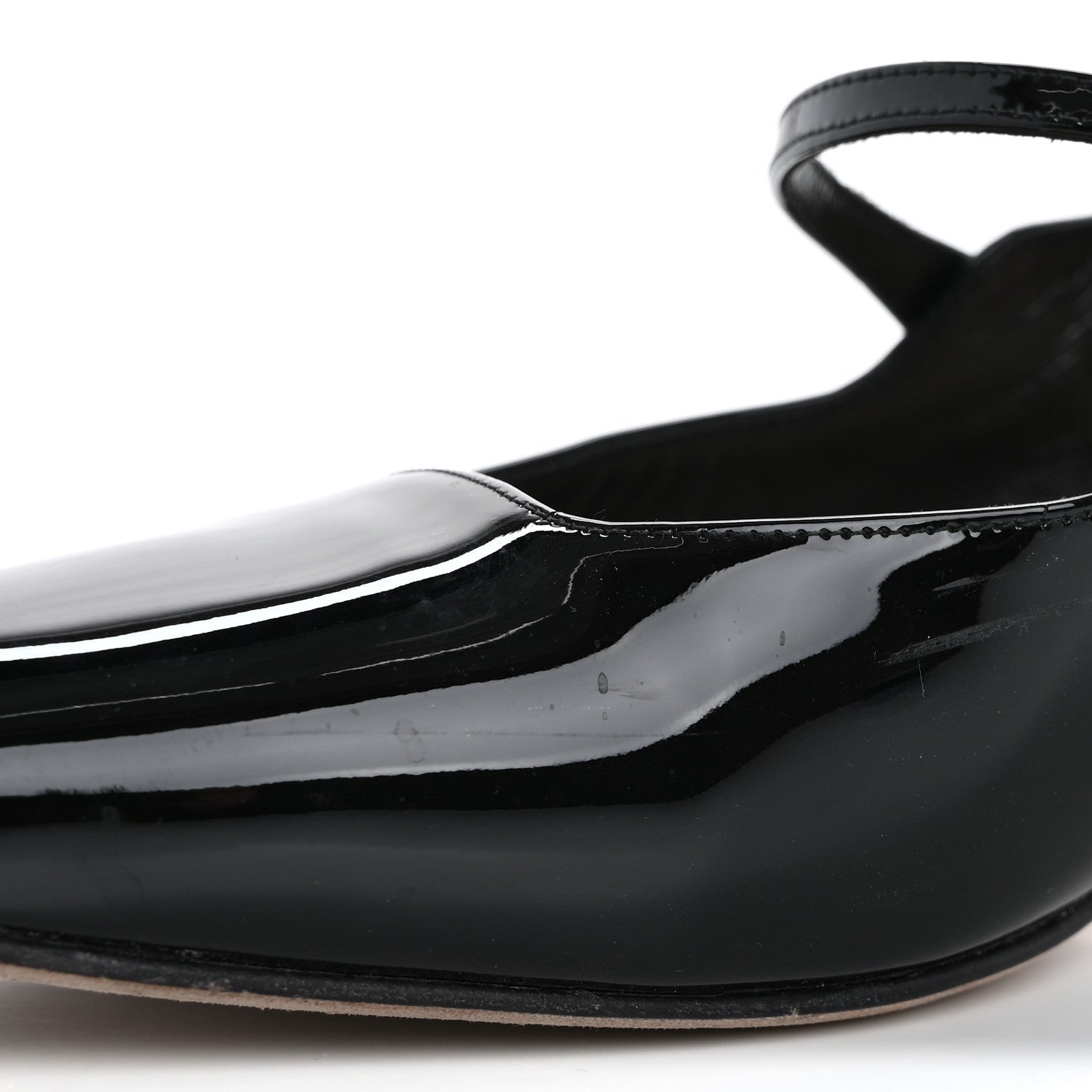 Christian Dior Patent Square Mary-Jane Pumps 40 Black 11 of 13