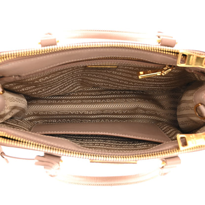 Prada Saffiano Mini Galleria Double Zip Tote Cammeo 6 of 16