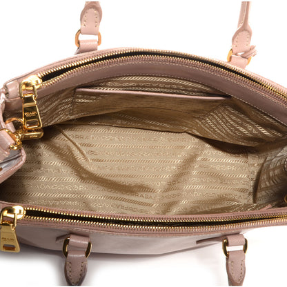 Prada Saffiano Lux Small Double Zip Tote Cammeo 6 of 10