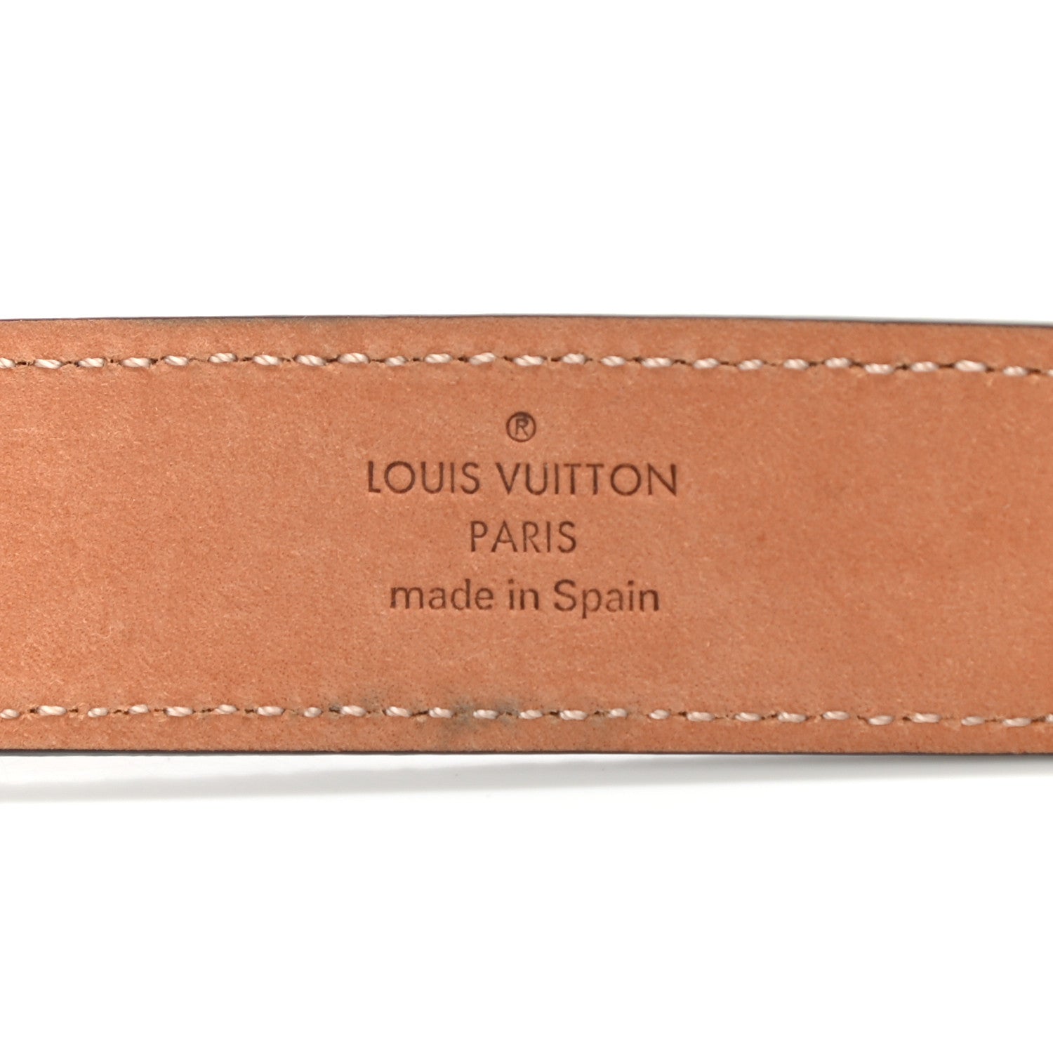 Louis Vuitton Damier Ebene Mini 25mm Belt 80 32 5 of 9