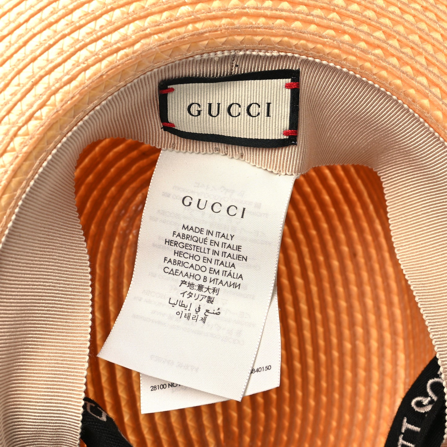 Raffia L'Amour Du Soir Sun Hat 56 Ivory Black