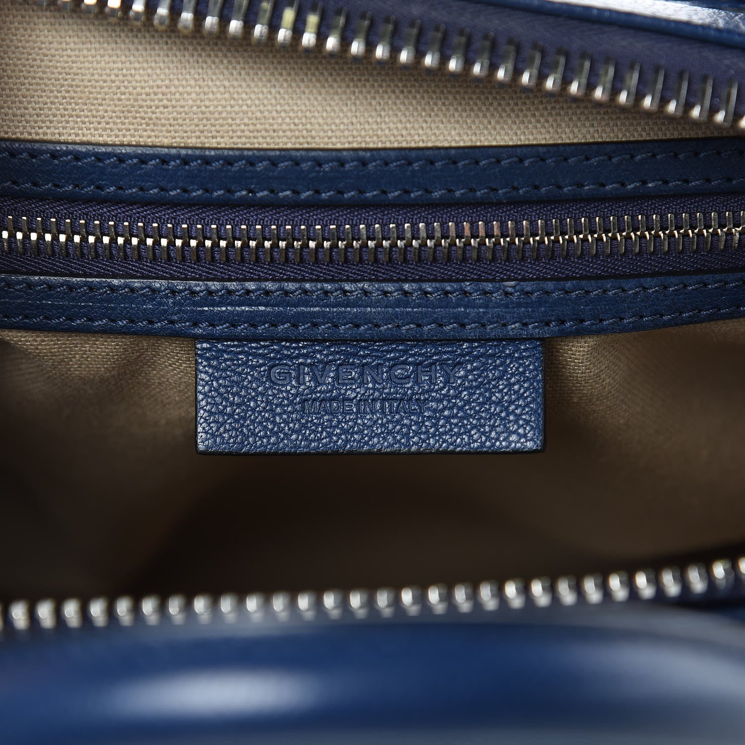 Givenchy Sugar Goatskin Medium Antigona Deep Blue 6 of 12