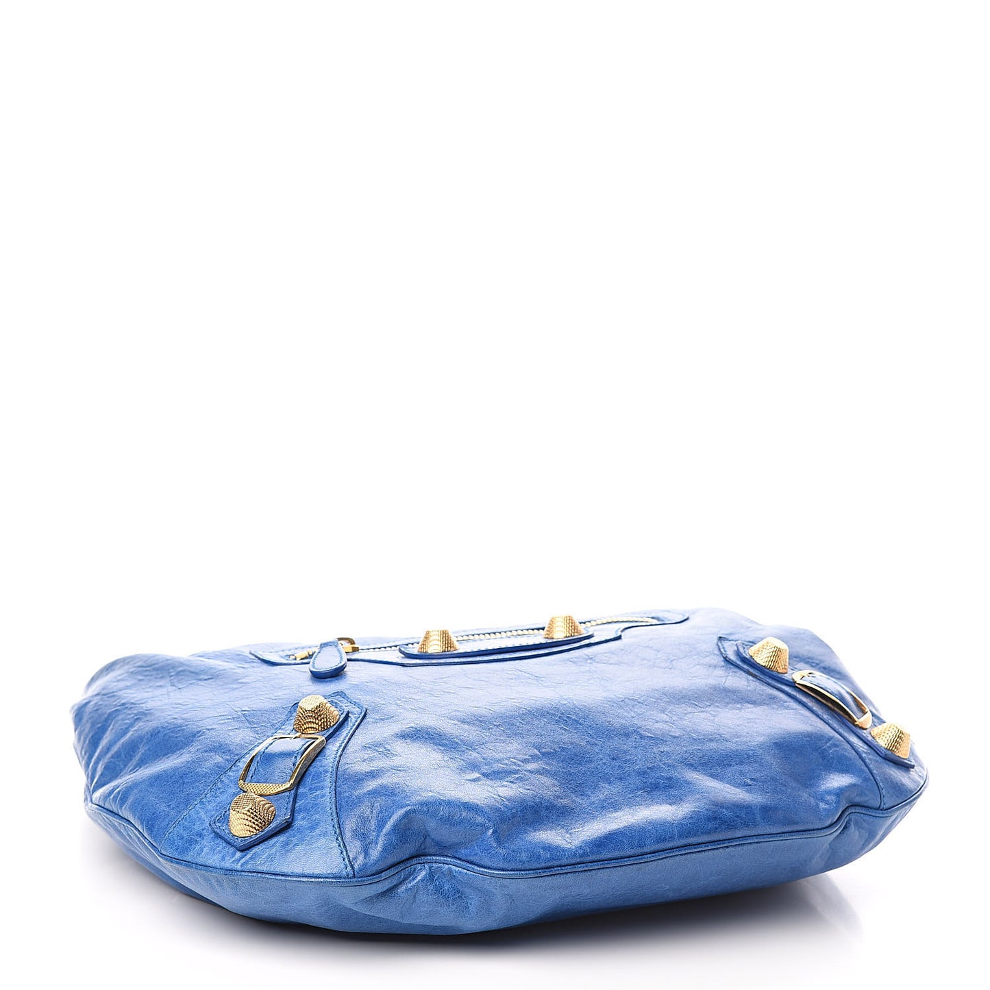Chevre Giant 21 Gold Hardware Hobo French Bleu