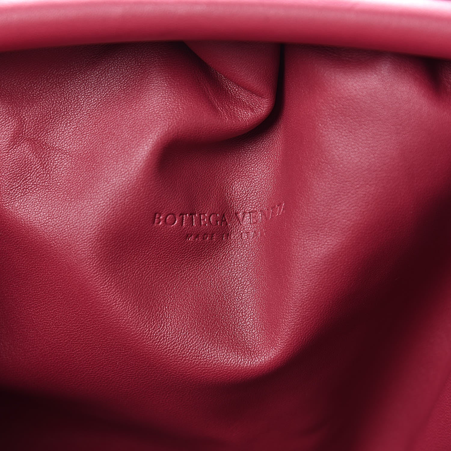 Bottega Veneta Nappa Maxi Intrecciato The Pouch Oversized Clutch Amaranto 6 of 10