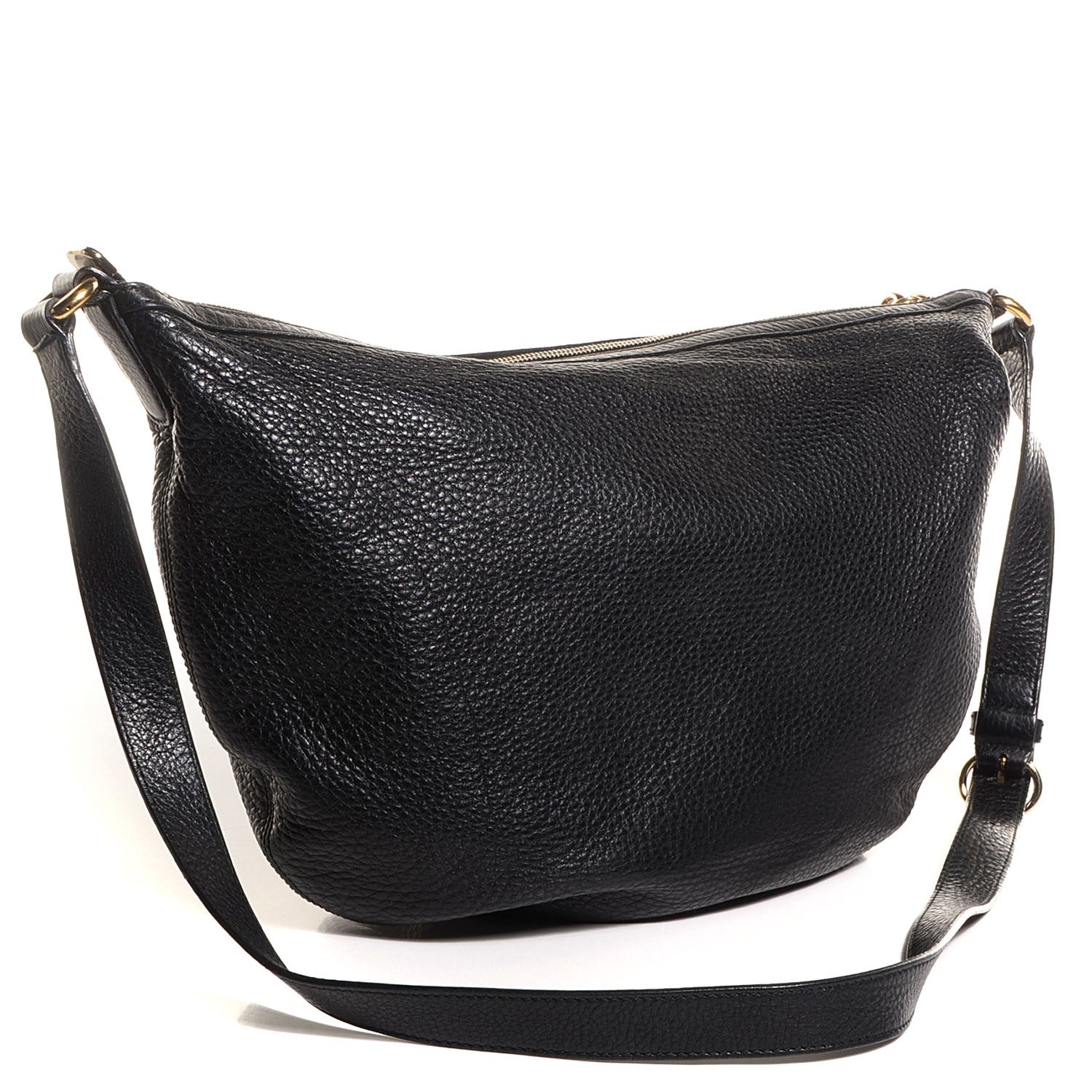Gucci Pebbled Calfskin Medium Soho Hobo Black 3 of 7