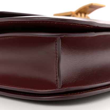 Celine Box Calfskin Medium Classic Box Flap Bag Burgundy 8 of 10