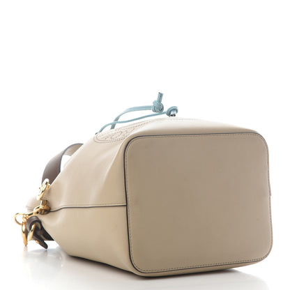 Fendi Vitello Grace F is Fendi Stamp Patch Perforated Small Mon Tresor Bucket Bag Nuvola 4 of 8