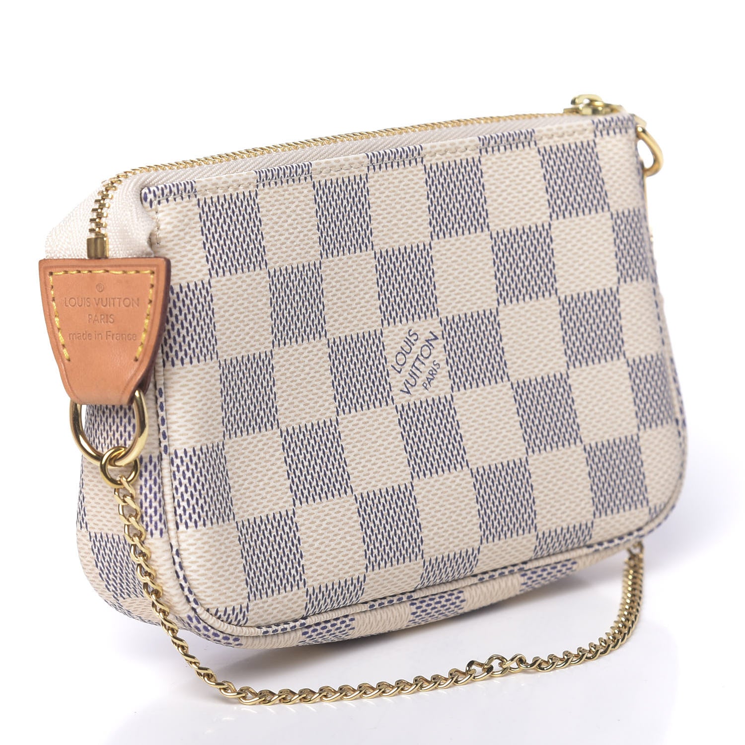 Louis Vuitton Damier Azur Mini Pochette Accessories 3 of 8
