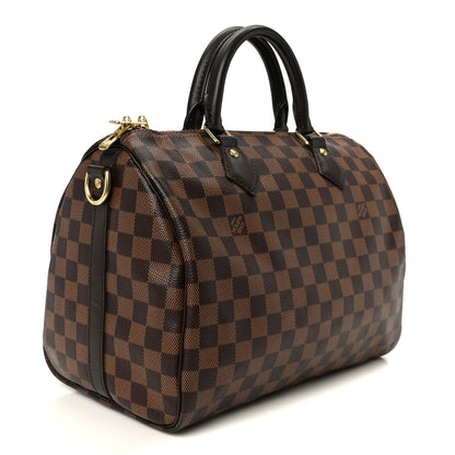 Louis Vuitton Damier Ebene Speedy Bandouliere 30 3 of 11