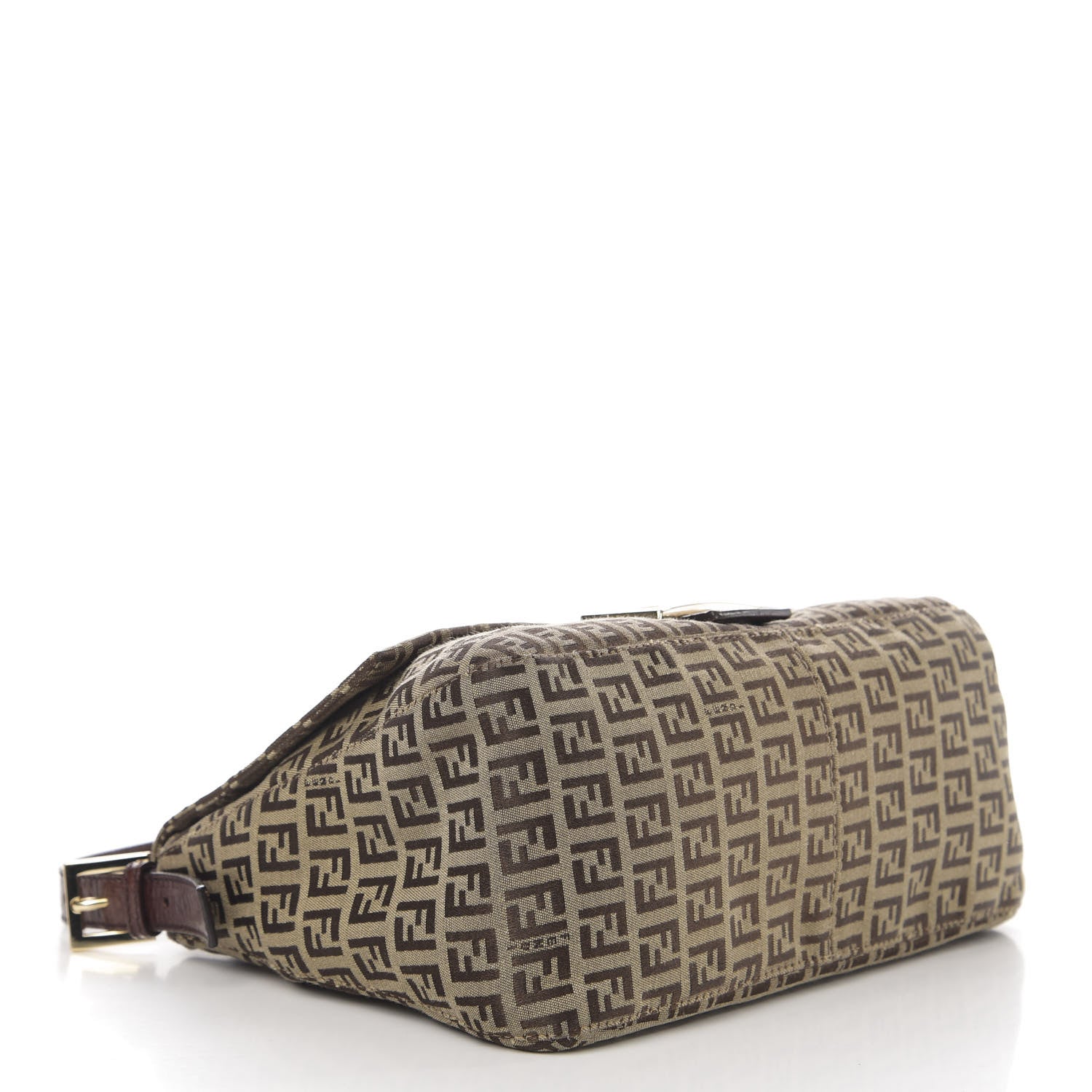 Fendi Zucchino Vitello Mama Baguette Mogano Panna Bruciato 4 of 9