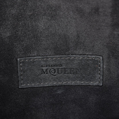 Alexander McQueen Calfskin Heroine Chain Satchel Black 7 of 10