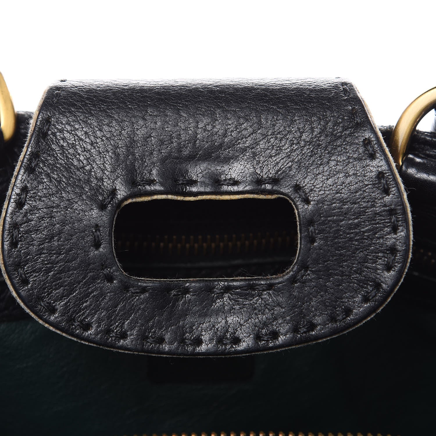 Prada Vitello Daino Turnlock Shoulder Bag Black 10 of 15