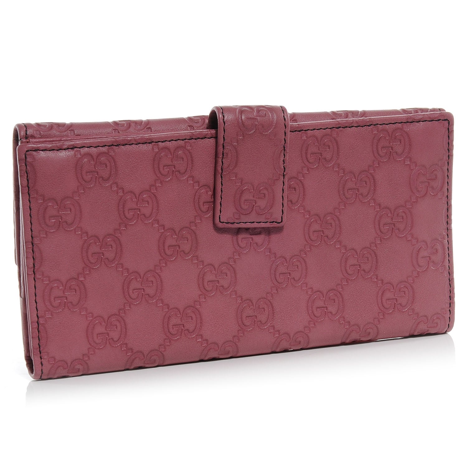 Gucci Guccissima Emily Continental Wallet Peonia Flower 3 of 7