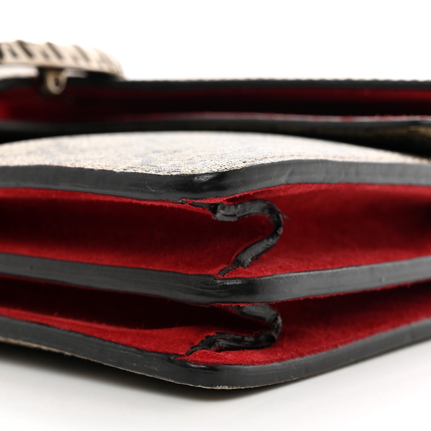 GG Supreme Monogram Small Dionysus Shoulder Bag Red