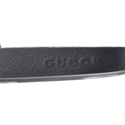 Gucci Satin Web Bow Slide Sandals 40 Black 7 of 9