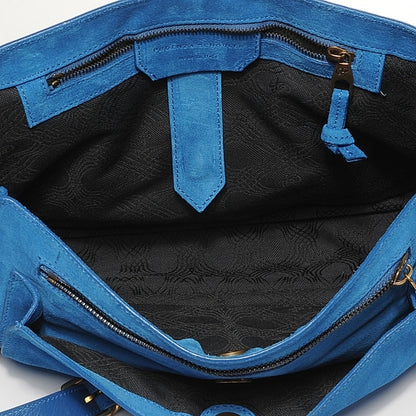 Proenza Schouler Suede PS1 Medium Satchel Light Peacock 6 of 6