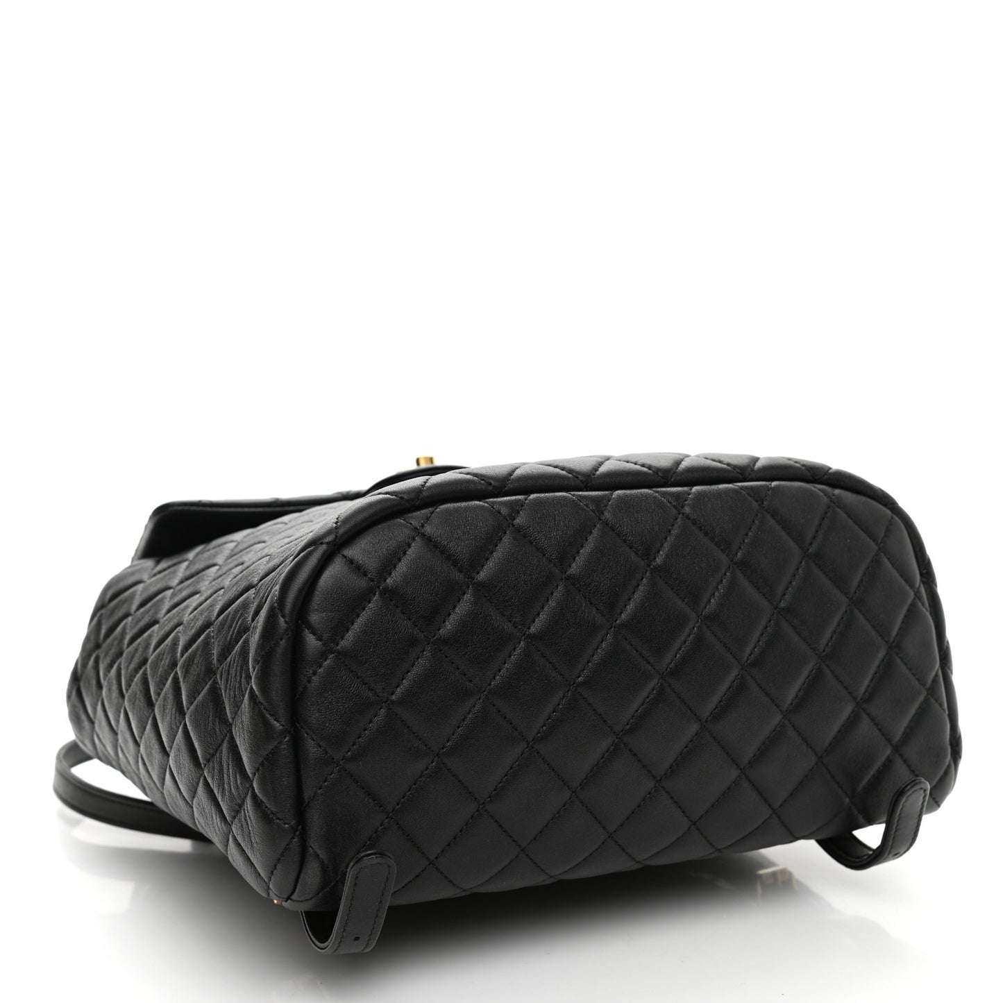 Calfskin Quilted Large Urban Spirit Backpack Black