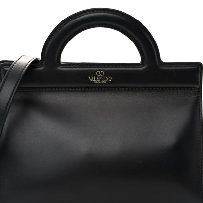 Valentino Garavani Calfskin Mini Logo Crossbody Tote Black 7 of 9