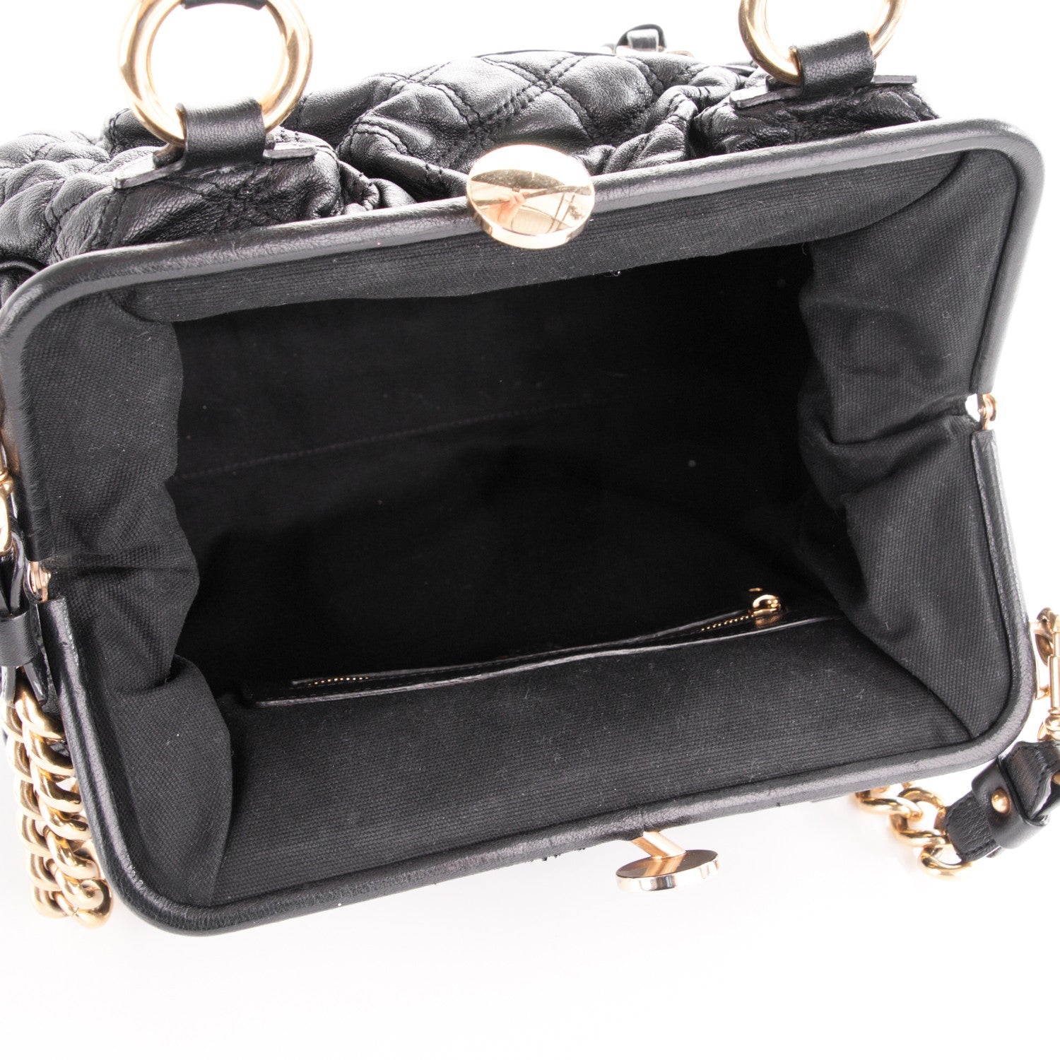 Marc Jacobs Calfskin Quilted Stam Black 5 of 7