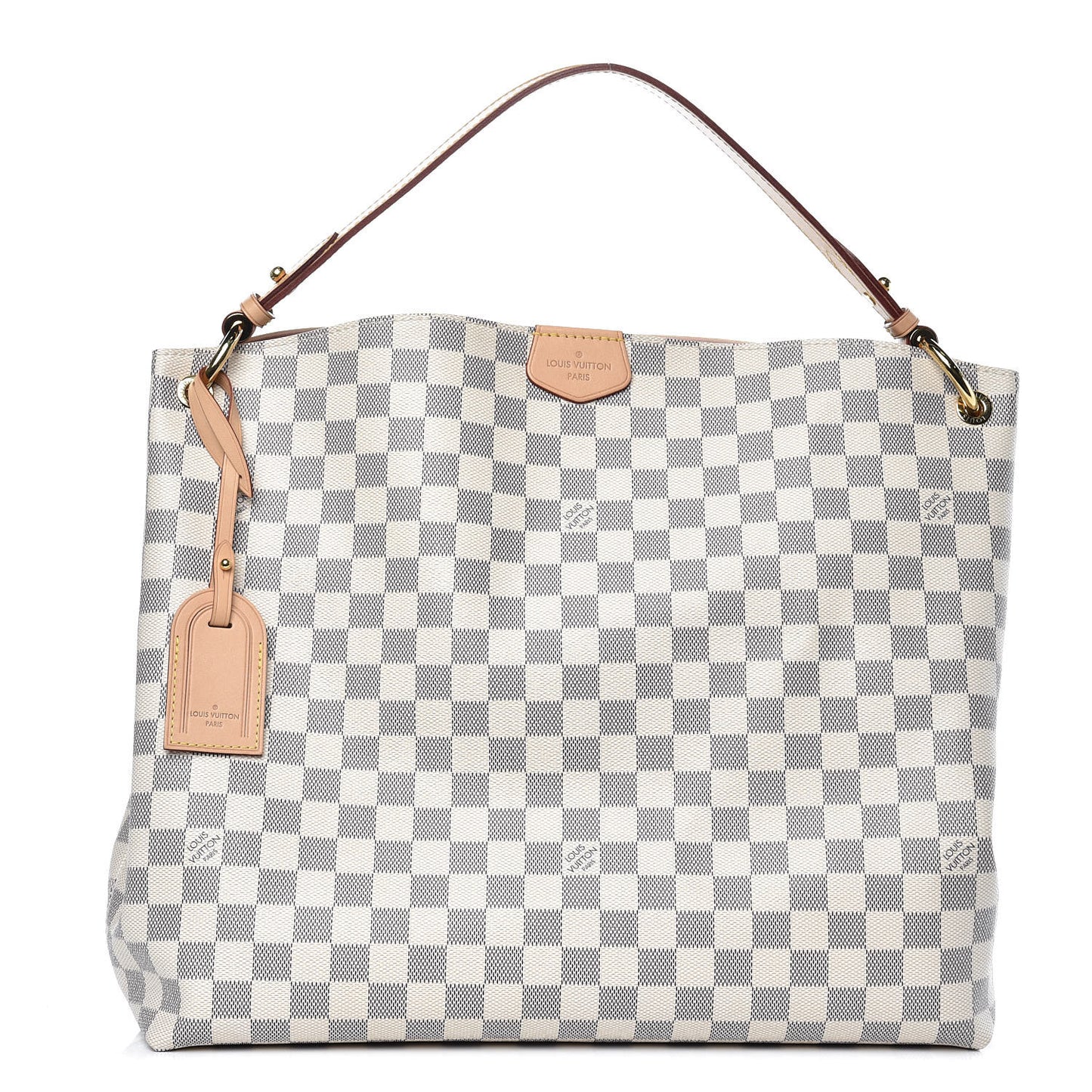 Damier Azur Graceful MM Rose Ballerine
